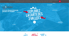 Desktop Screenshot of les3vallees.com